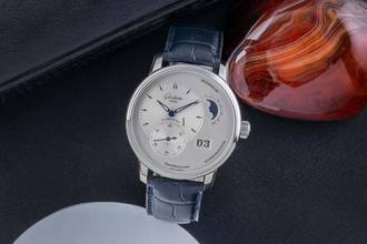 Thumbnail von Glashütte Original PanoMaticLunar Çelik Otomatik Erkek Saatleri Ref 1-90-02-42-32-01 Evraklar