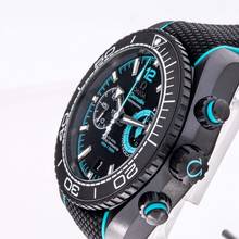 Thumbnail von Omega Seamaster Planet Ocean Chronograph 46 Alinghi Black Ceramic – 215.92.46.51.01.003 – neredeyse yeni – 02/24 – Tam Set