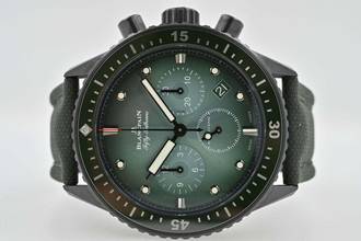 Thumbnail von Blancpain Fifty Fathoms Bathyscaphe Chronograph Flyback 5200-0153-B52A Green Dial