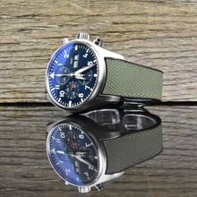 Thumbnail von IWC Fliegeruhr Chronograph Pilot Chronograph Le Petit Prince IW377714 Blue Dial - Rubber B