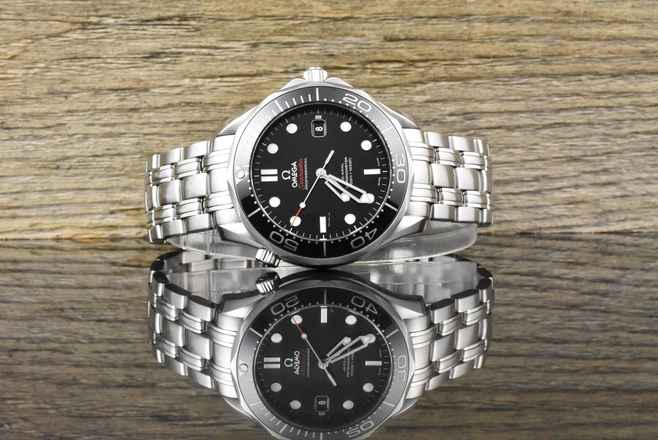  Omega Seamaster Diver 300 M Co-Axial 41MM Black Ceramic Referenz 212.30.41.20.01.003 Full Set 2013 
