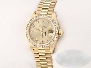 Thumbnail von Rolex Lady-Datejust Gelbgold 750 Diamanten Brillanten Automatik Gold Damen