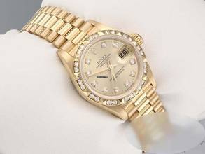 Thumbnail von Rolex Lady-Datejust Gelbgold 750 Diamanten Brillanten Automatik Gold Damen