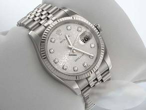 Thumbnail von Rolex Datejust 36 36mm 116234 Stahl Weissgold 750 Diamanten Automatik Gold
