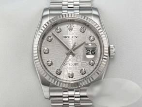 Thumbnail von Rolex Datejust 36 36mm 116234 Stahl Weissgold 750 Diamanten Automatik Stainless Steel 18kt White Gold Jubilé-band Chronometer Oyster