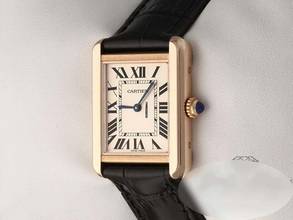 Thumbnail von Cartier Tank Solo Edelstahl Rosegold 750 2017 W5200024 Stahl Gold Damen