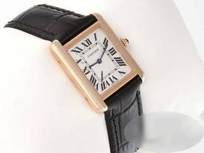 Thumbnail von Cartier Tank Solo Edelstahl Rosegold 750 2017 W5200024 Stahl Gold Damen