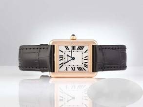 Thumbnail von Cartier Tank Solo Edelstahl Rosegold 750 2017 W5200024 Stahl Gold Damen