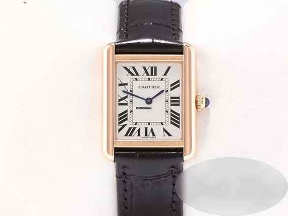  Cartier Tank Solo Edelstahl Rosegold 750 2017 W5200024 Stahl 18kt Rose Gold Damen Steel 