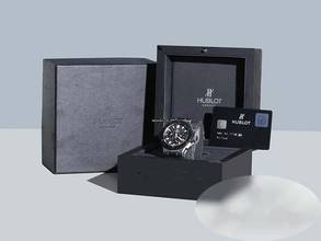 Thumbnail von Hublot Big Bang 44 mm Evolution 44mm 301.sm.1770.rx 2013 Edelstahl Automatik Stahl Steel Black Dial