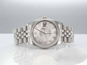Thumbnail von Rolex Datejust 36 116234 2012 Stahl Weissgold 750 Diamanten Perlmutt Automatik