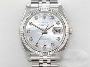 Thumbnail von Rolex Datejust 36 116234 2012 Stahl Weissgold 750 Diamanten Perlmutt Automatik Stainless Steel 18kt White Gold Jubilé-band Chronometer Oyster
