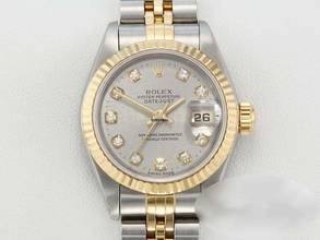 Thumbnail von Rolex Lady-Datejust Edelstahl Gelbgold 750 Diamanten Automatik Gold Stahl Stainless Steel 18kt Yellow Gold Jubilé-band Chronometer Oyster