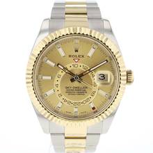 Thumbnail von Rolex Sky-Dweller Steel/Gold Champagne Dial