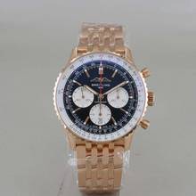 Thumbnail von Breitling Navitimer 1 B01 Chronograph 43 18k Rosegold verklebt ungetragen Full Set