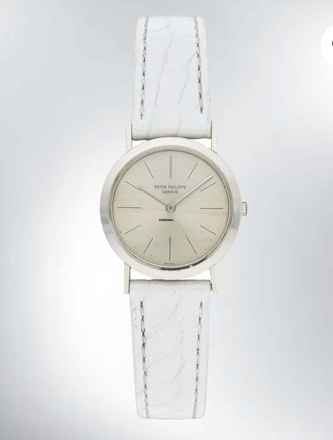  Patek Philippe Calatrava 18K White Gold Ladies Calatrava 25mm 