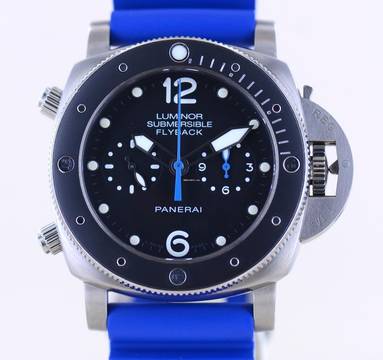 Officine Paneral Submersible Flyback Chronograph 47mm PAM 615 3-Days Automatic P9100 Titan B+P