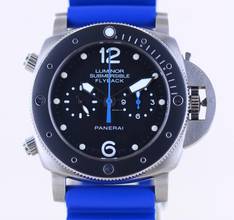 Thumbnail von Officine Paneral Submersible Flyback Chronograph 47mm PAM 615 3-Days Automatic P9100 Titan B+P