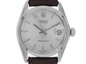 Thumbnail von Rolex Oysterdate Precision open 6/9 Ref.6466 Bj.1973 original Box sehr gut Vintage Oysterdate Precision Medium open 6/9