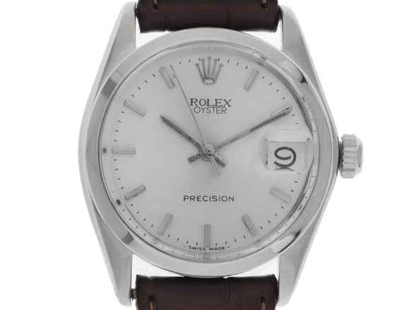  Rolex Oysterdate Precision open 6/9 Ref.6466 Bj.1973 original Box sehr gut Vintage Oysterdate Precision Medium open 6/9 