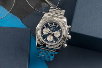 Thumbnail von Breitling Chronomat 44 Chronograph Stahl Automatik Ref. AB011012/B967 B&P 2020