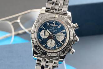 Thumbnail von Breitling Chronomat 44 Chronograph Stahl Automatik Ref. AB011012/B967 B&P 2020