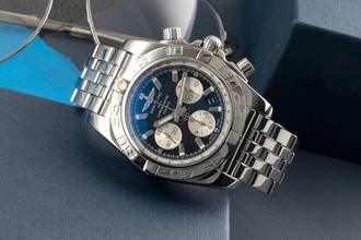 Thumbnail von Breitling Chronomat 44 Chronograph Stahl Automatik Ref. AB011012/B967 B&P 2020