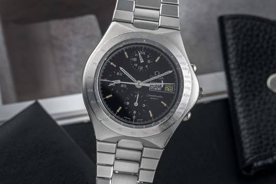  Omega Speedmaster Mark V German Version Stahl Automatik Ref. 376.0806 Vintage 