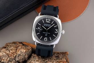 Thumbnail von Panerai Radiomir Black Seal Stahl Handaufzug Herrenunhr Ref. PAM00754 B&P 2019