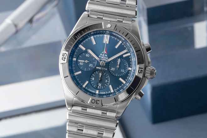 Breitling Chronomat 42 B01 42 Frecce Tricolori Çelik Otomatik Ref. AB0134 Ltd B&P