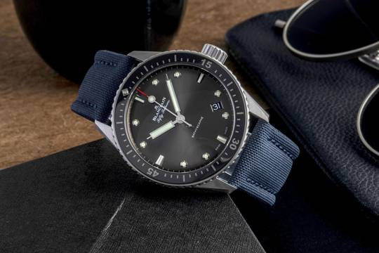  Blancpain Fifty Fathoms Bathyscaphe Stahl Automatik Ref. 5000-1110-B52A Papiere 