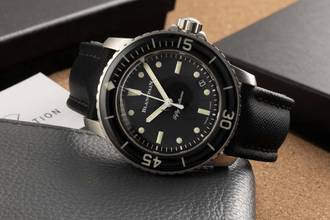 Thumbnail von Blancpain Fifty Fathoms Nageurs de Combat Stahl Automatik Ref. 5015E-1130-B52A