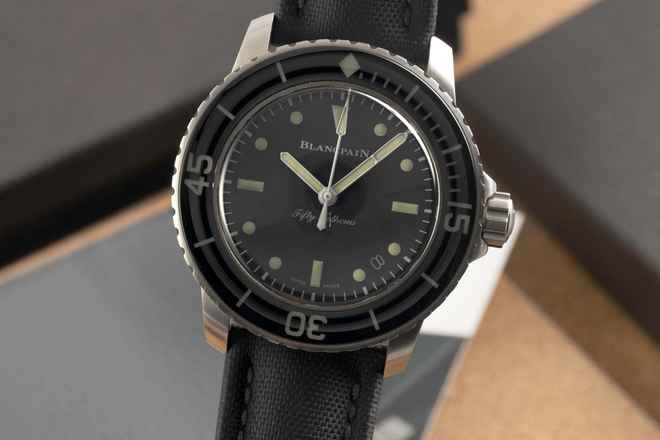 Blancpain Fifty Fathoms Nageurs de Combat Çelik Otomatik Ref. 5015E-1130-B52A