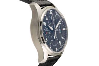 Thumbnail von IWC Fliegeruhr Chronograph Pilot Fliegeruhr Chronograph Automatik Edelstahl Herrenuhr Ref. IW377701