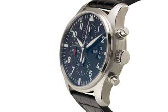 Thumbnail von IWC Fliegeruhr Chronograph Pilot Fliegeruhr Chronograph Automatik Edelstahl Herrenuhr Ref. IW377701