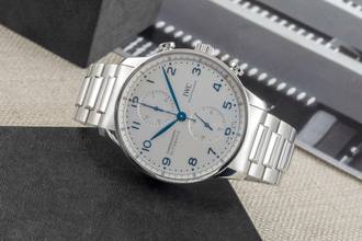 Thumbnail von IWC Portugieser Chronograph Stahl Automatik Herrenuhr Ref IW371617