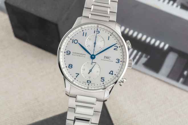 IWC Portugieser Chronograph Çelik Otomatik Erkek Saat Ref IW371617