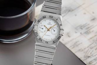 Thumbnail von Omega Constellation Day-Date Stahl Quarz Herrenuhr 396.1070.1 396.1080.1
