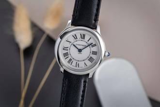 Thumbnail von Cartier Ronde de Cartier Stahl Quarz Damenuhr Ref. WSRN0030 Box & Papiere 2022