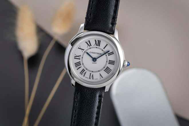 Cartier Ronde de Cartier Çelik Quartz Kadın Saat Ref. WSRN0030 Kutu & Belgeler 2022