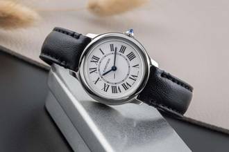 Thumbnail von Cartier Ronde de Cartier Stahl Quarz Damenuhr Ref. WSRN0030 Box & Papiere 2022