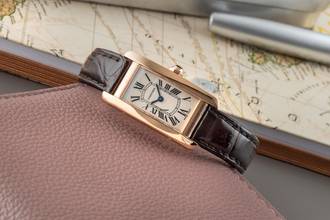 Thumbnail von Cartier Tank Américaine 18k Kızıl Altın Kuvars Kadın Saati Ref. W2607456 2503