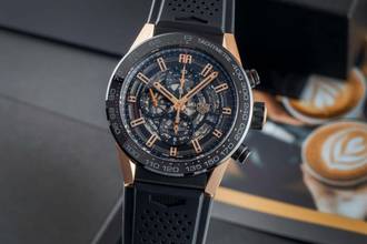 Thumbnail von TAG Heuer Carrera Calibre HEUER 01 Chronograph Titan / Gold Ref. CAR2A5A.FT6044