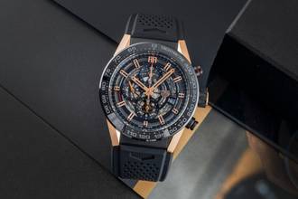 Thumbnail von TAG Heuer Carrera Calibre HEUER 01 Chronograph Titan / Gold Ref. CAR2A5A.FT6044