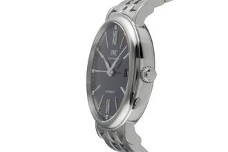 Thumbnail von IWC Portofino Automatic Green Diamonds Dial Edelstahl Automatik Herrenuhr Ref. IW458602