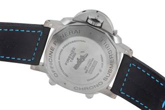 Thumbnail von Panerai Luminor Submersible 1950 3 Days Automatic Flyback Titan Ref. PAM00614 B&P 2019