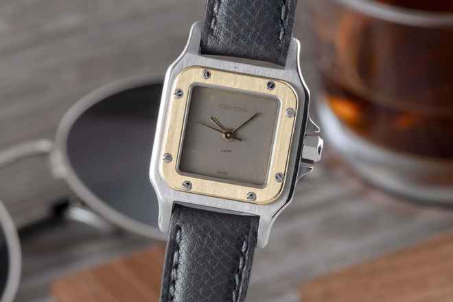Cartier Santos Lady Çelik / Altın Otomatik Kadın Saat Ref. 0902