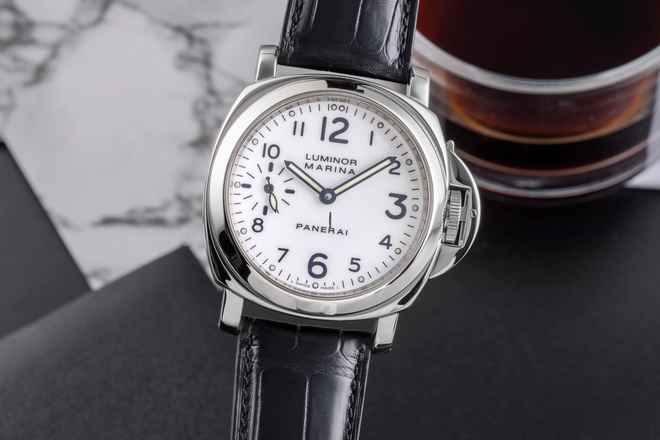  Panerai Luminor Marina Stahl Handaufzug Herrenuhr Ref. PAM0003 