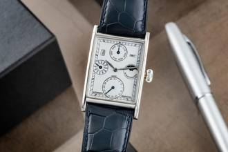 Thumbnail von IWC Novecento Platin Perpetual Calender Automatik Herrenuhr Ref. IW3545