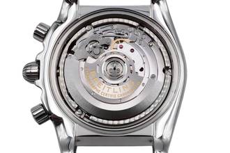 Thumbnail von Breitling Chronomat 44 Chronograph Black Dial Edelstahl Automatik Ref. AB0110